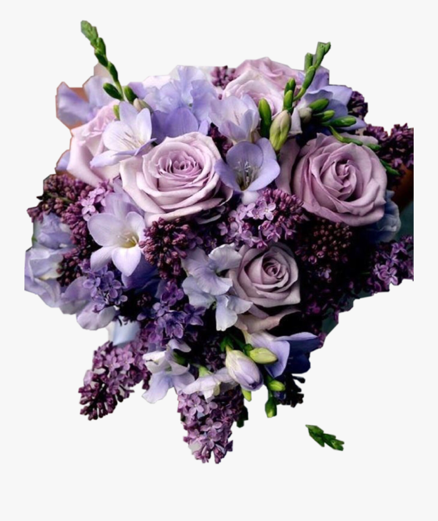 #bride #bouquet #bridal #purples #beautiful #flowers - Purple Lilac Wedding Bouquets, Transparent Clipart