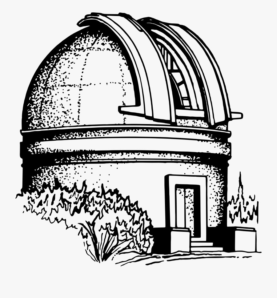 Clip Art Clipart Big Image Png - Observatory Clipart Black And White, Transparent Clipart
