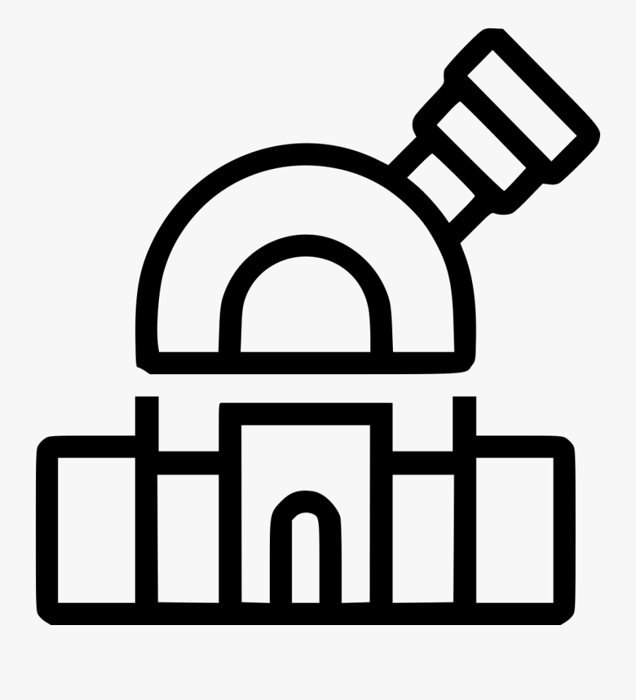 Planetarium Observatory - Icon, Transparent Clipart