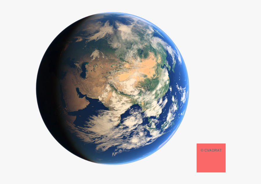 Earth Planet Deep Space Climate Observatory Giant-impact - Earth Planet With Transparent Background, Transparent Clipart