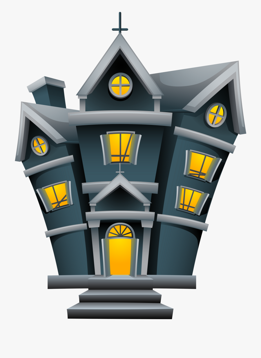 Halloween House Clipart Png - Halloween Decoration Ideas Cartoons, Transparent Clipart