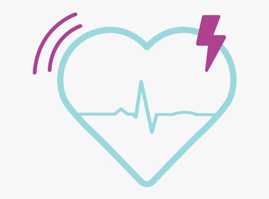 Transparent Heart Monitor Line Clipart - Heart, Transparent Clipart