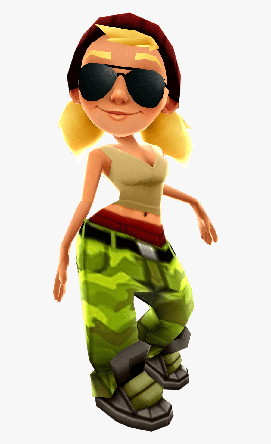 Her Analytical Mind Makes Her The Brainie Of The Surfers, - Tricky Subway Surfers Characters, Transparent Clipart