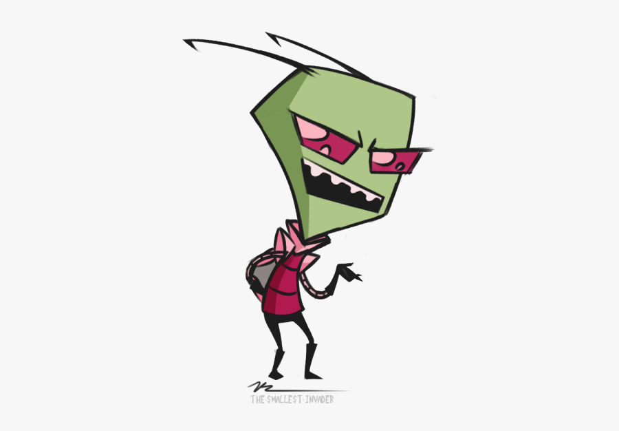 I Am Zim He"s Transparent Drag Him Around The Screen - Invader Zim No Background, Transparent Clipart