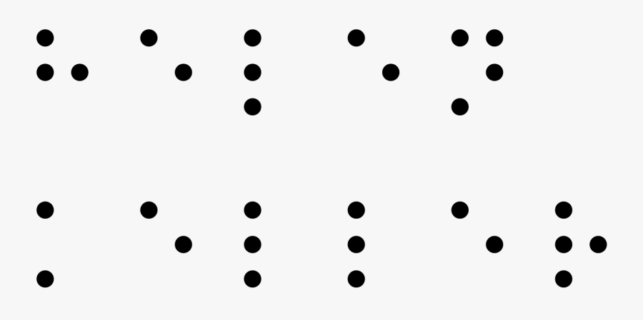 Helen Keller Braille, Transparent Clipart