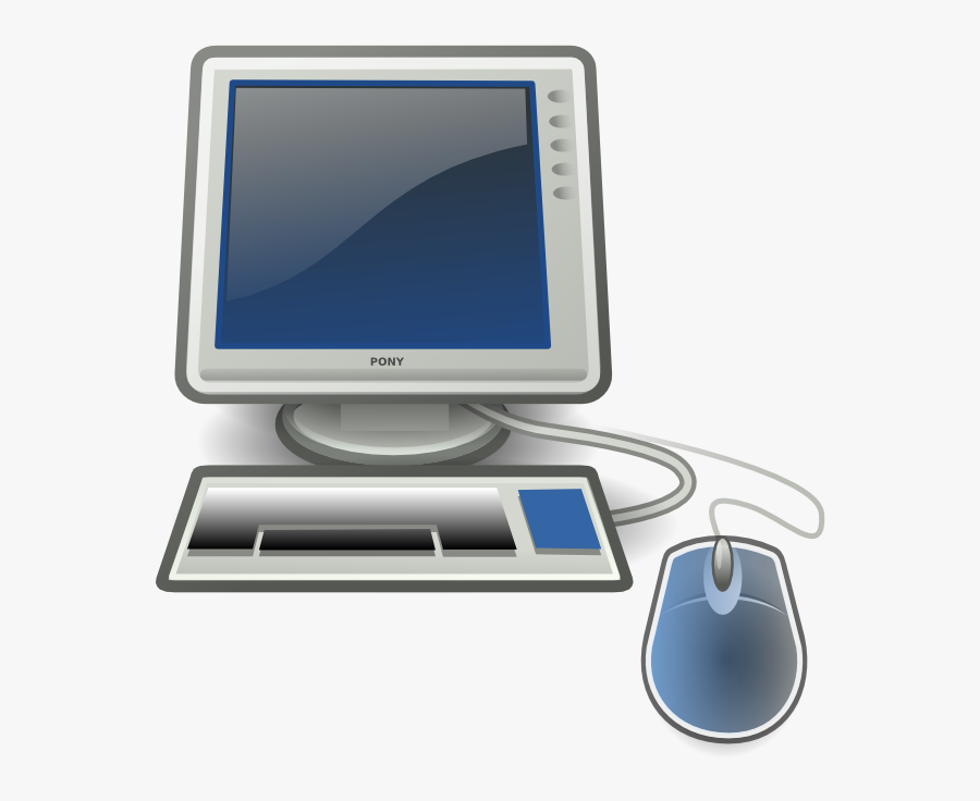 Pc Clipart Workstation - Computer Clipart Transparent Background, Transparent Clipart