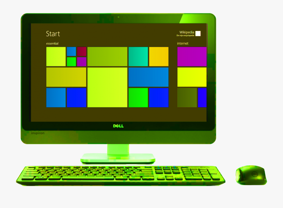 Computers Clipart Computer Workstation - Led-backlit Lcd Display, Transparent Clipart