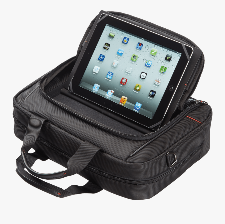 Briefcase Mit Tablet Workstation , Png Download - Ipad, Transparent Clipart