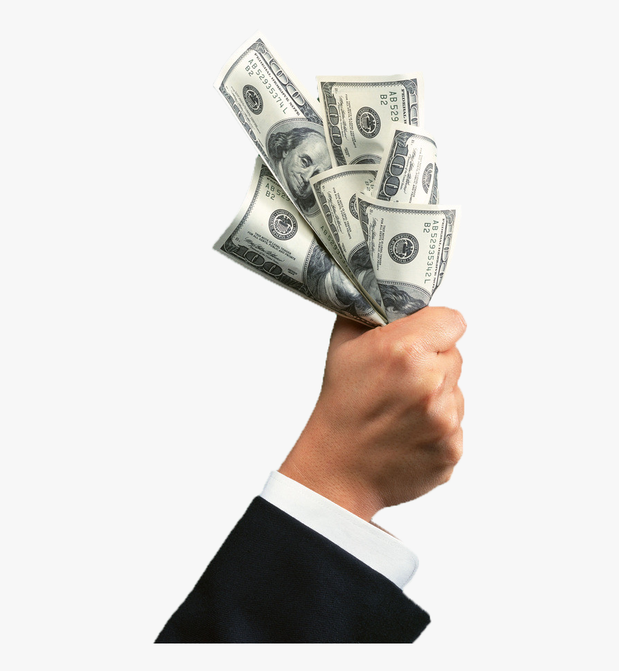 Credit Money Hand Cash - Money On Hand Png, Transparent Clipart