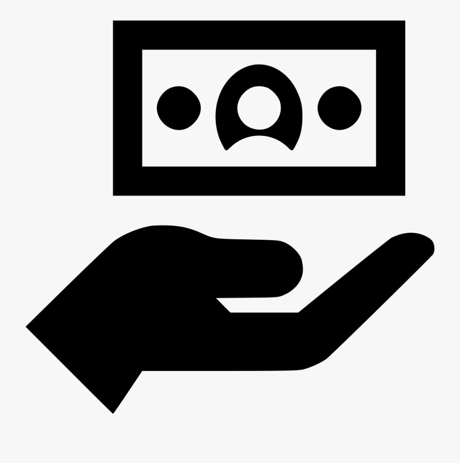 Hand And Cash Comments - Money Icon Transparent Background, Transparent Clipart