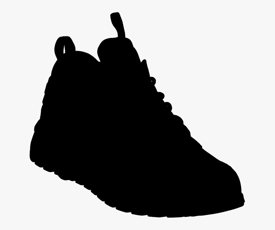 Shoe Clip Art Walking Silhouette Black M, Transparent Clipart