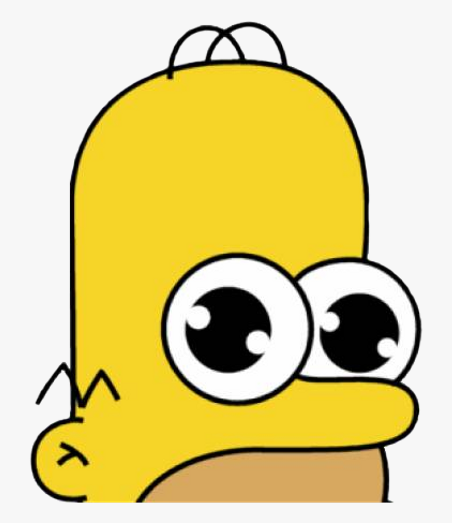 Thesimpsons Simpson Emote Emoji Peak Peek Sparkle Spark - Mr Sparkle Homer, Transparent Clipart