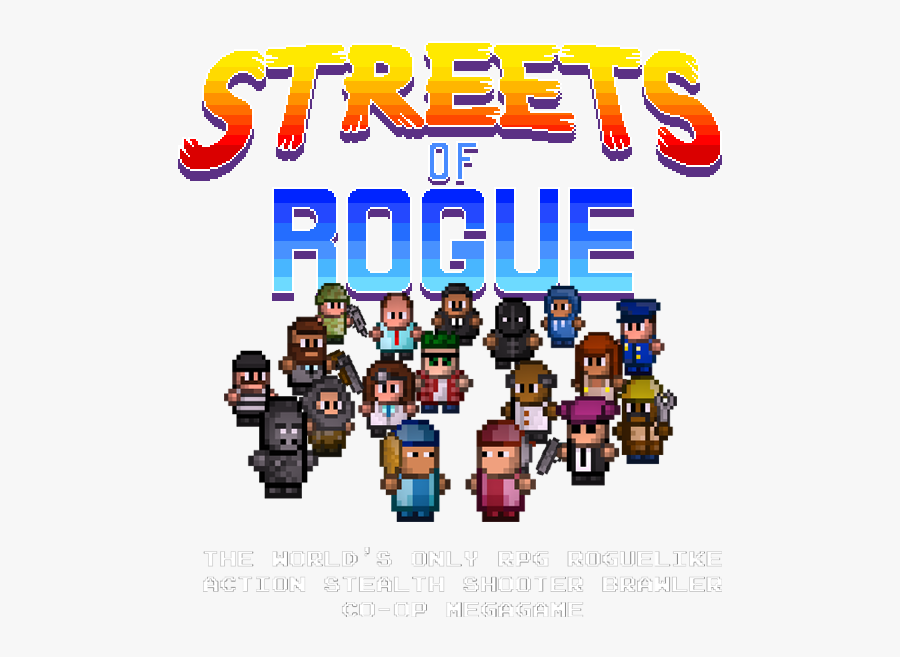Streets Of Rogue [alpha] - Streets Of Rogue Characters, Transparent Clipart