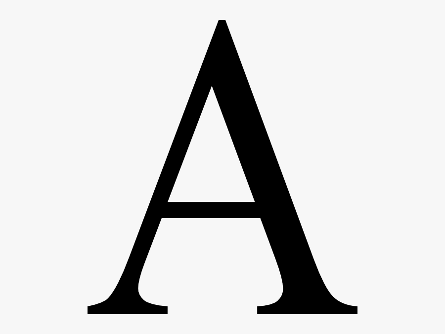 Letter A Png, Transparent Clipart