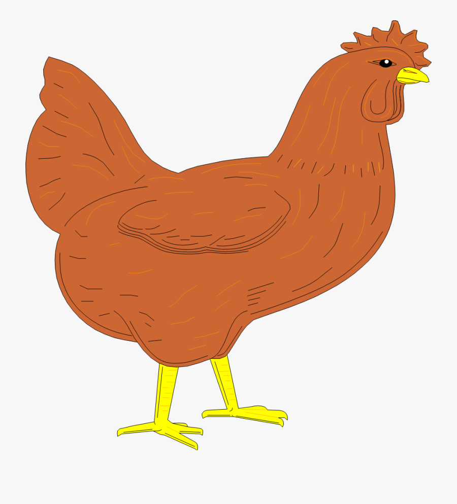 Brown Rooster Clipart, Transparent Clipart