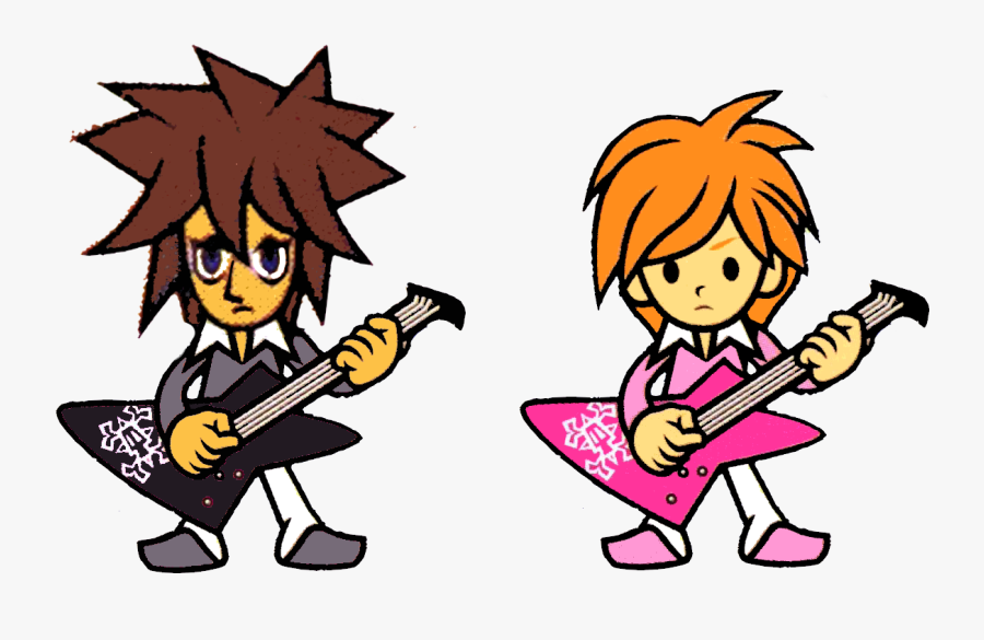Image Rockers Band Png - Rhythm Heaven Rockers Guitar, Transparent Clipart