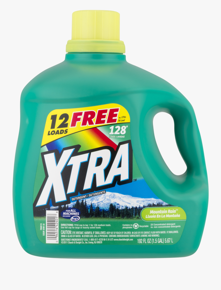 Xtra Liquid Laundry Detergent - Xtra Detergent, Transparent Clipart