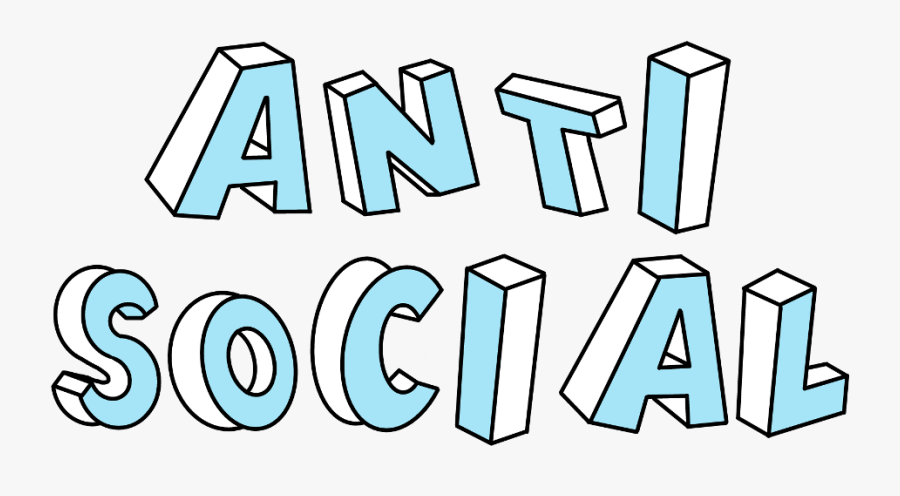 #antisocial #anti-social #tumblr #kauai #kawai #pop, Transparent Clipart