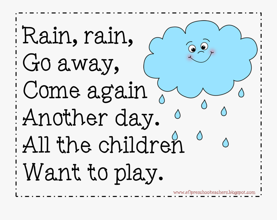 Free Rain Rain Go Away Printable , Transparent Cartoons - Do-re-mi, Transparent Clipart