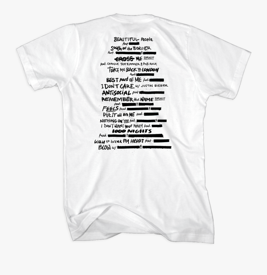 Active Shirt - Ed Sheeran Number 6, Transparent Clipart