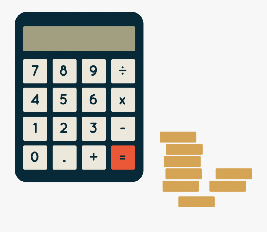 Calculator And Money - Telefonos Para Personas Mayores, Transparent Clipart