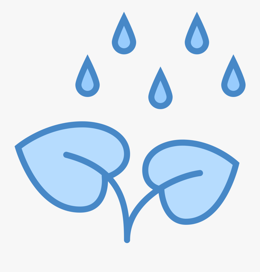 Plant Clipart Rain Water - Clip Art, Transparent Clipart