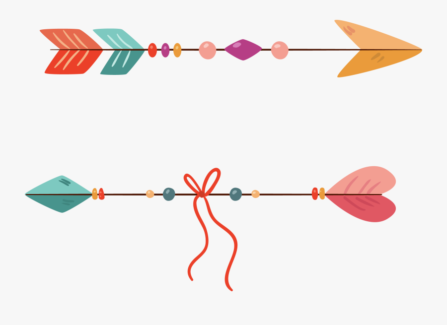 Feather Arrow - Arrow Feather Png, Transparent Clipart