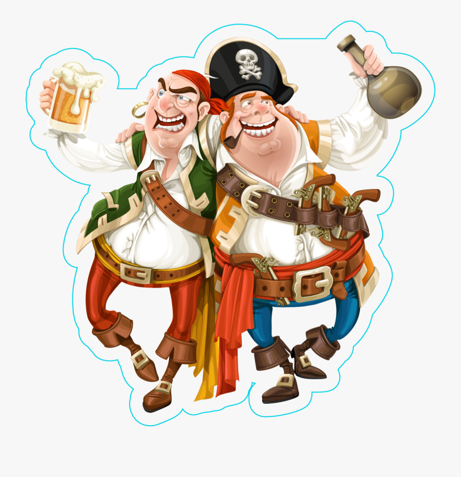 Piratas Ron, Transparent Clipart
