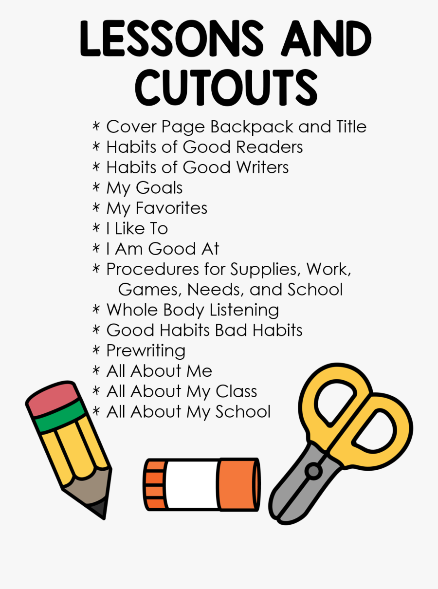 First Week Favorites Provides 6 Class Meetings On Setting - Parallel, Transparent Clipart