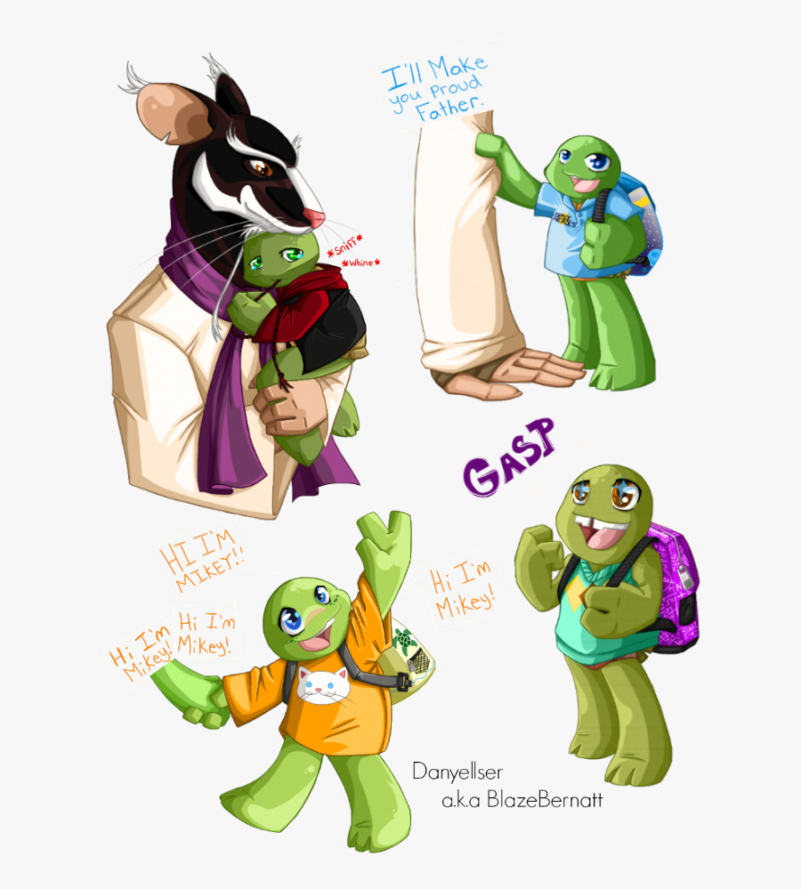 St Day By - Tmnt Turtle Tots, Transparent Clipart