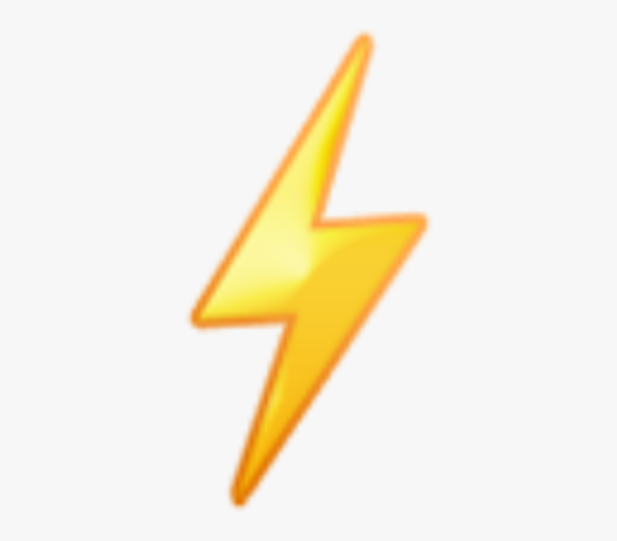 Electric Emojipedia Lightning High Potential Voltage - Thunder Png, Transparent Clipart