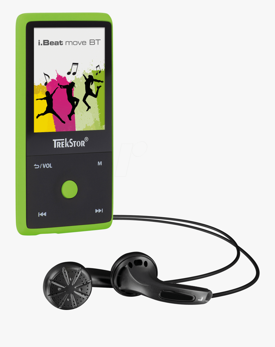 Mp3 Player Trek Stor, Transparent Clipart