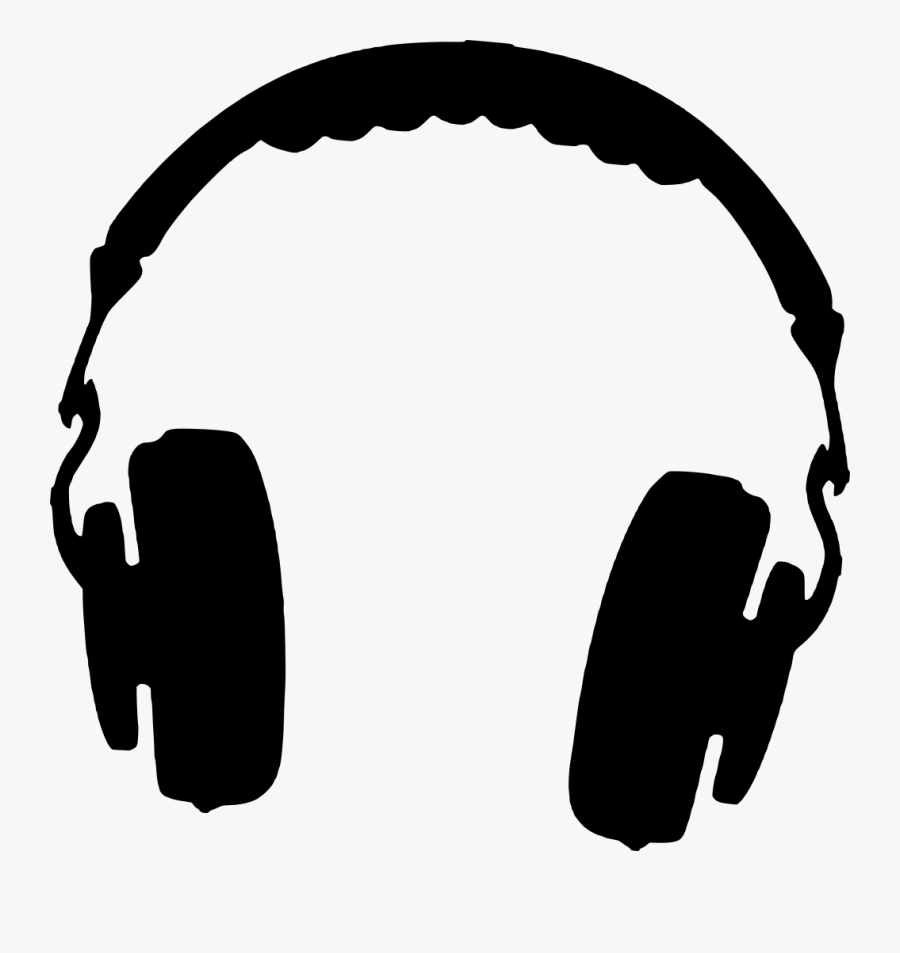 Headphones Silhouette Png Clipart , Png Download - Transparent Background Headphone Clipart, Transparent Clipart