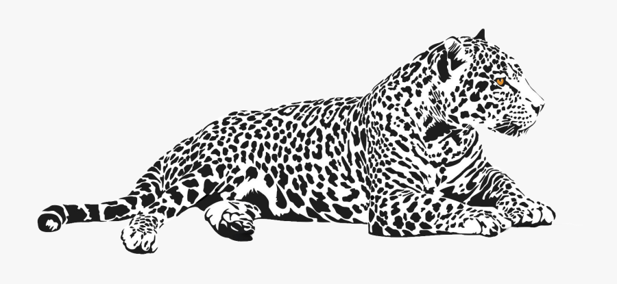 Cool Image Of Jaguar - Jaguar Black And White Clipart , Free
