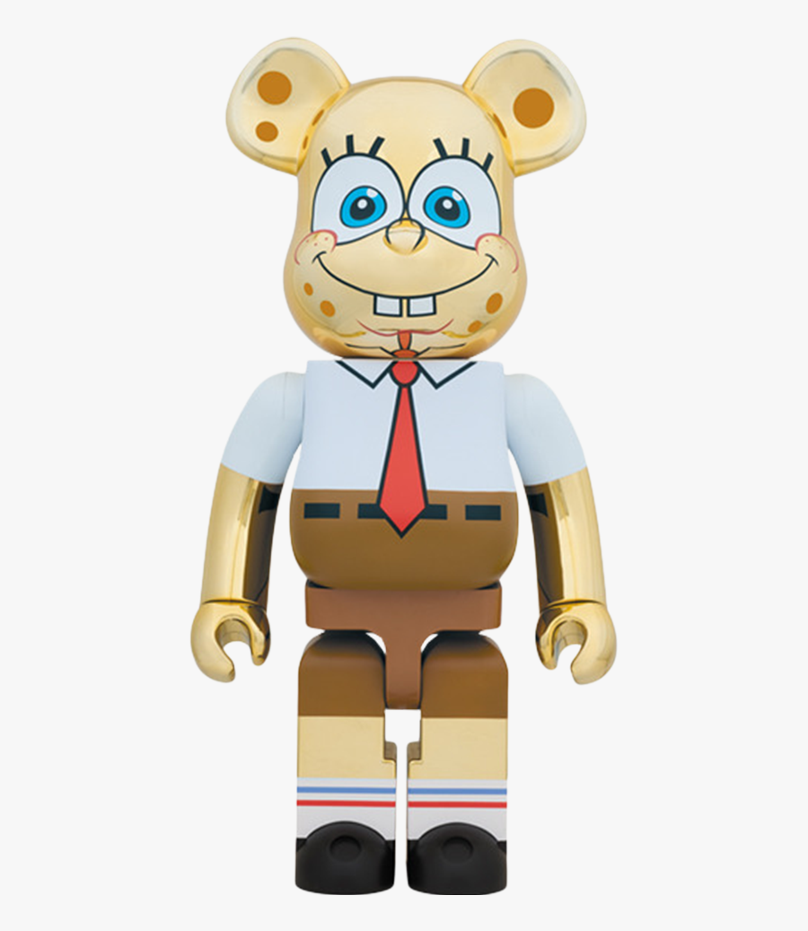 Spongebob Chrome Bearbrick, Transparent Clipart