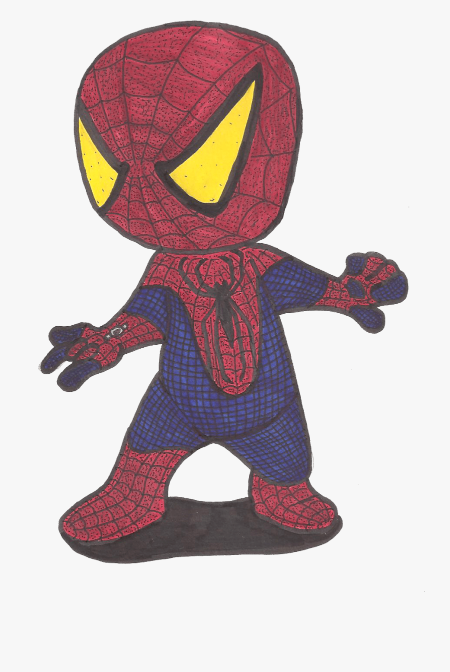 19 Hot Drawing Spiderman Huge Freebie Download For - Spider Man Cartoon Drawing Easy, Transparent Clipart