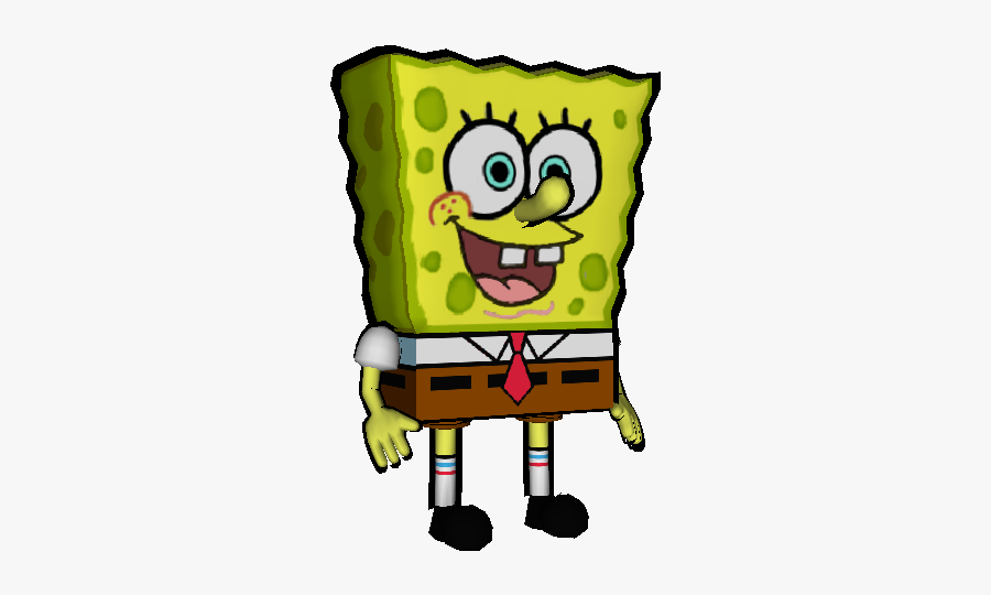 Download Zip Archive - Spongebob Squarepants Supersponge Spongebob Model, Transparent Clipart