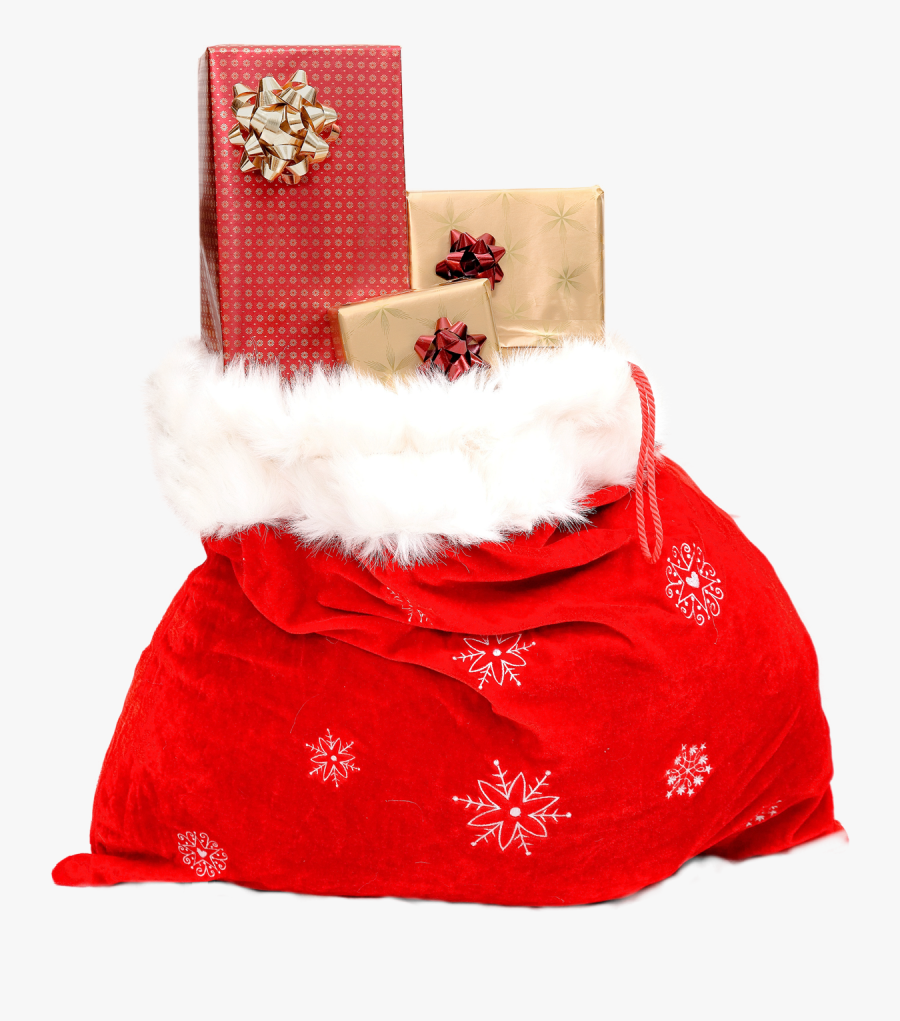 Christmas Sack Gift Png Image - Christmas Presents Png Transparent, Transparent Clipart