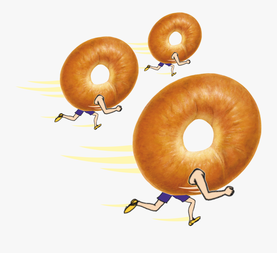 Baking The Speed Limit - Bagel, Transparent Clipart
