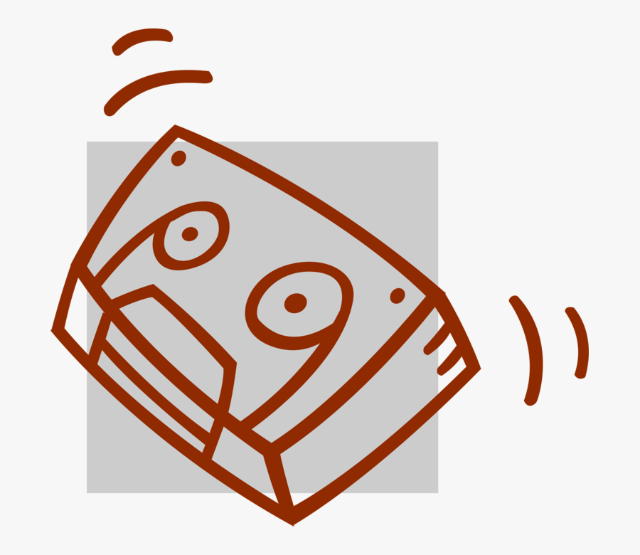 Vector Illustration Of Pressure-sensitive Adhesive, Transparent Clipart