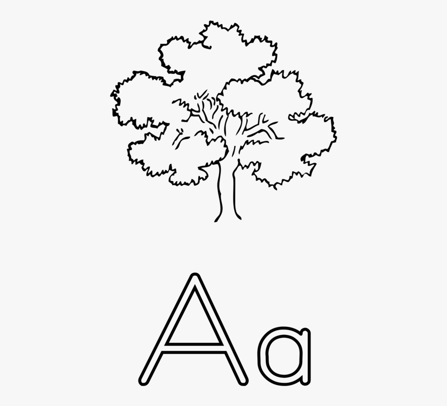 Outline Pictures Of Tree, Transparent Clipart