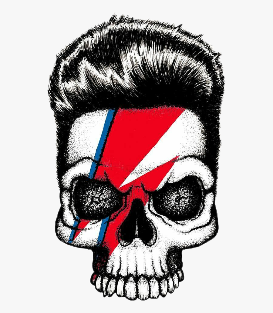 #davidbowie #skull #davidbowieedit #bowie #popart #rock - David Bowie Stickers Picsart, Transparent Clipart