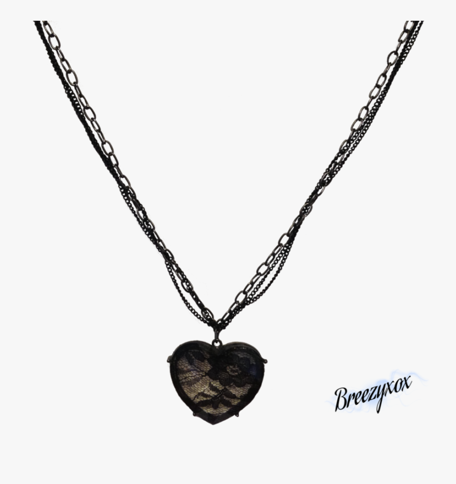 Black Necklace Png Clip Art Free - Necklace Black Chain Png, Transparent Clipart