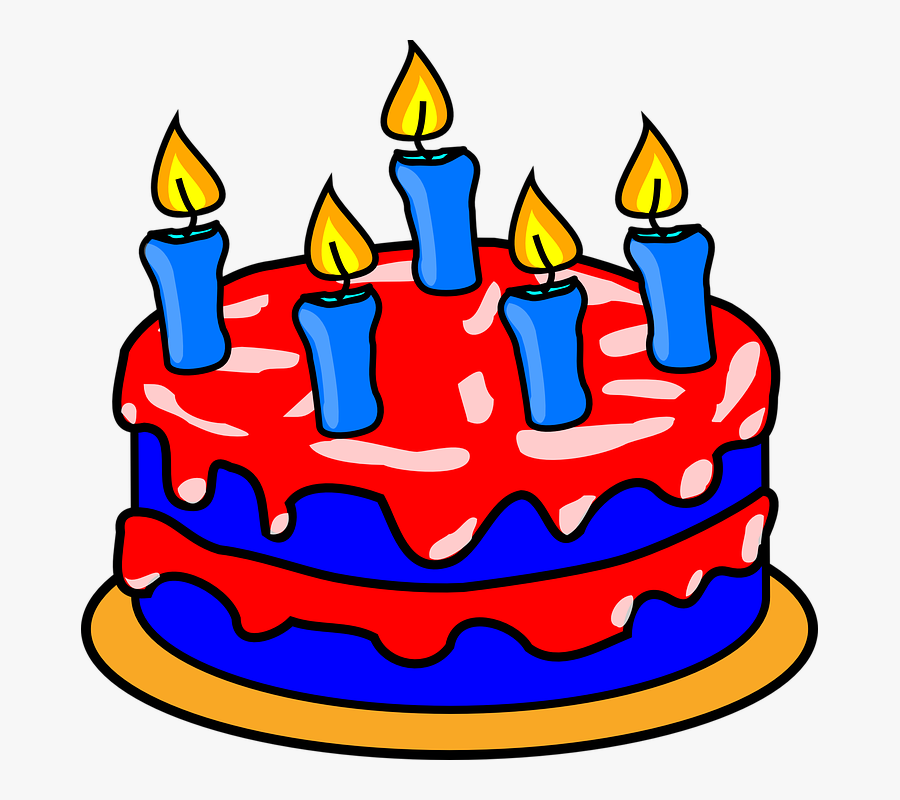 Birthday Cake Clip Art, Transparent Clipart