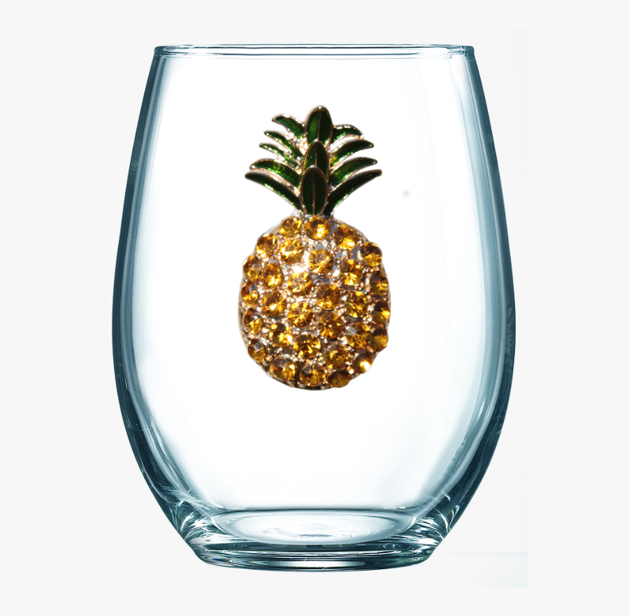 Red Apple Jeweled Stemless Wine Glass - Jeweled Stemless Wine Glasses, Transparent Clipart