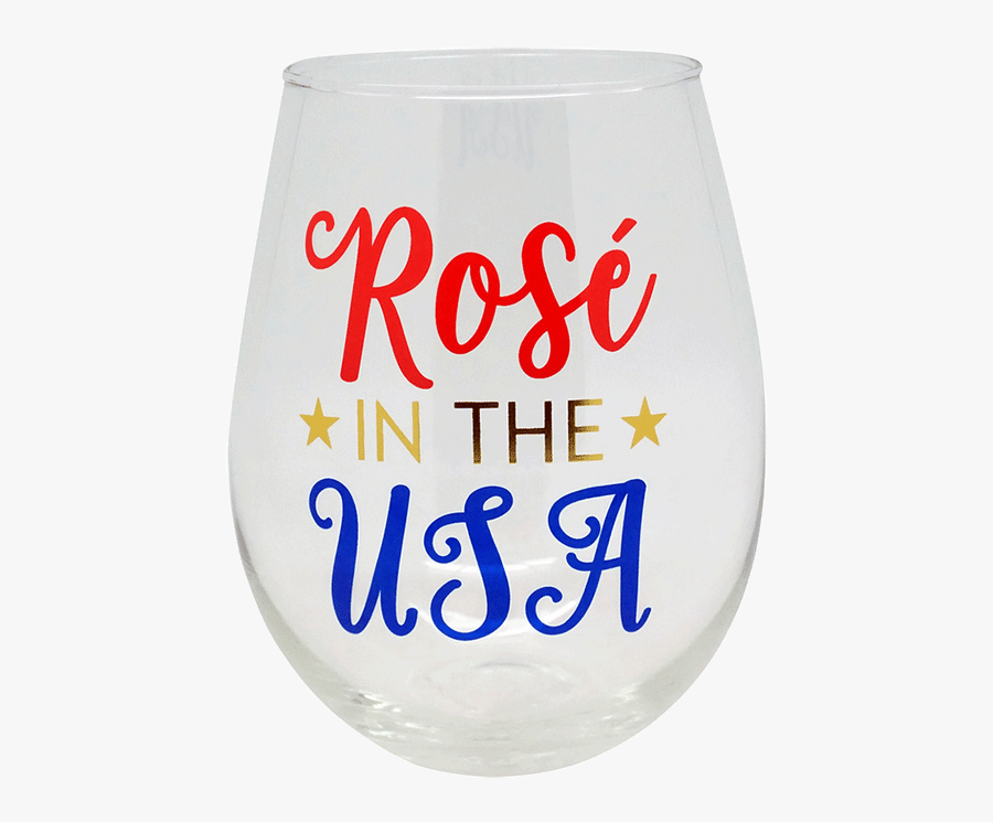 Rose In The Usa 30oz Stemless - May Wine, Transparent Clipart