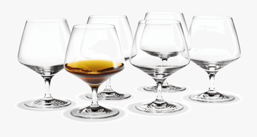 Holmegaard Perfection Brandy Glass 36cl 6pcs - Wine Glass, Transparent Clipart