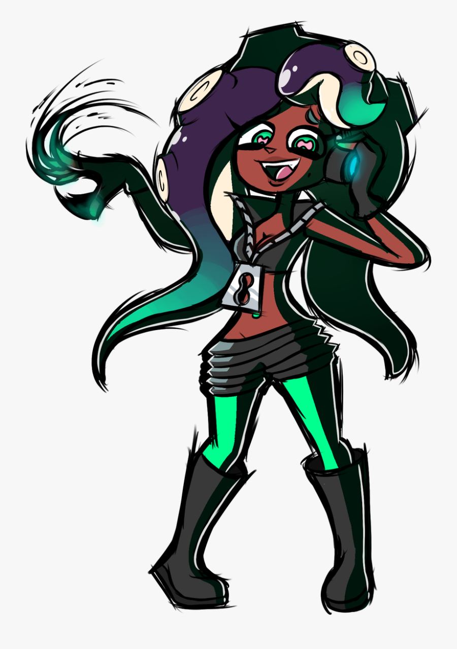 The Transparent Versions Of The Splatoon Character - Silvagunner King For A Day Art, Transparent Clipart