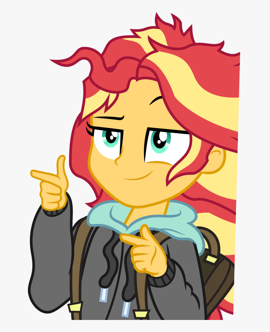 Finger Clipart Pinkie Finger - Sunset Shimmer Finger Guns, Transparent Clipart