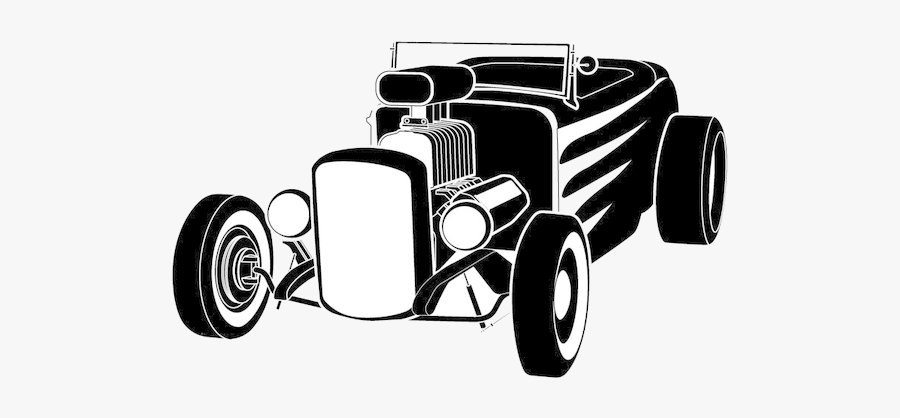 Hot Rod Free Clipart Of Rods Images At Vector Clip - Hot Rod Clip Art Black And White, Transparent Clipart